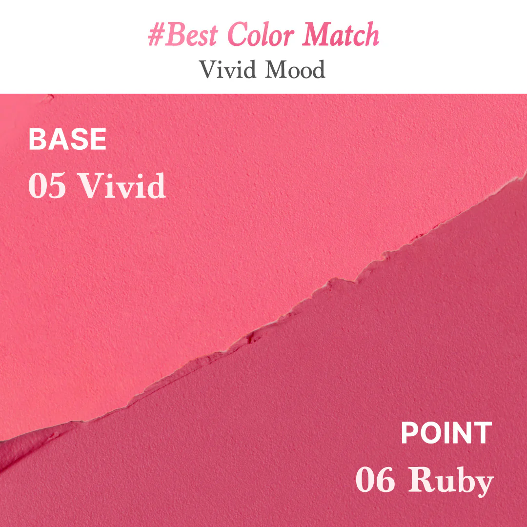 Mood Painting Lip & Cheek Palette 03 Pink Coloring - Image 5